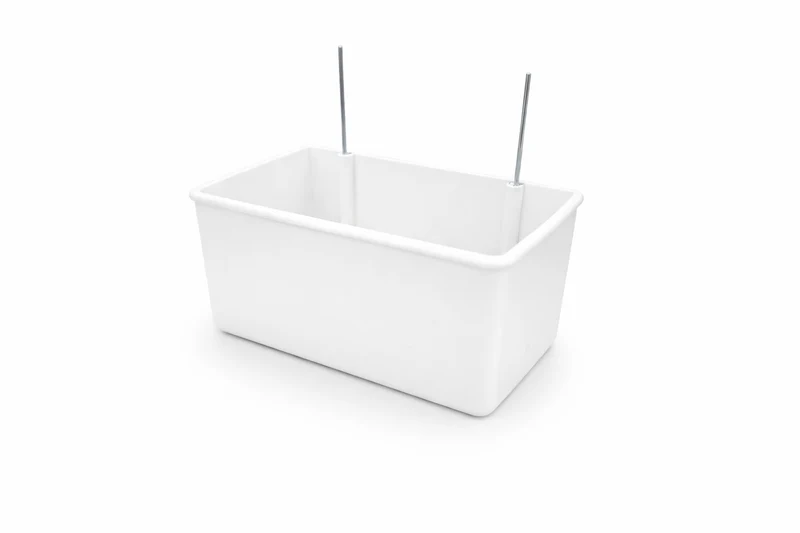 Bol de ganchillo blanco