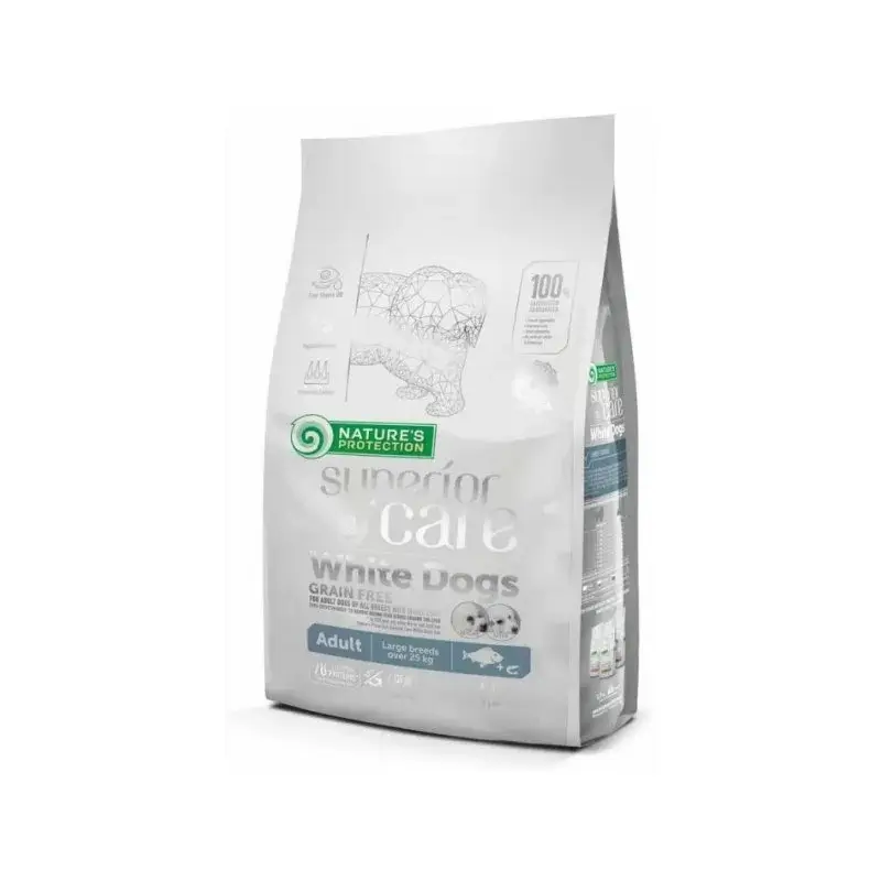 Natures Protection Sp White Dog Adult Raza Gande, 10 kg