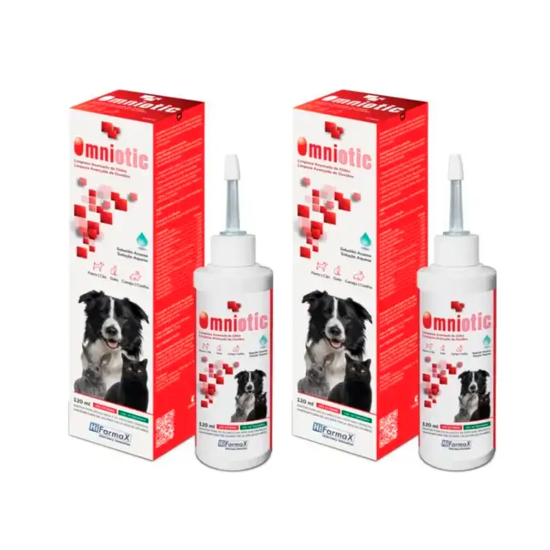 Omniotic Cleansing Solution, embalagem de 2 x 120 ml