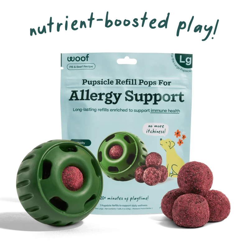 Allergy & Immunity Pops para Perros | Refuerzo Inmunológico de Woof