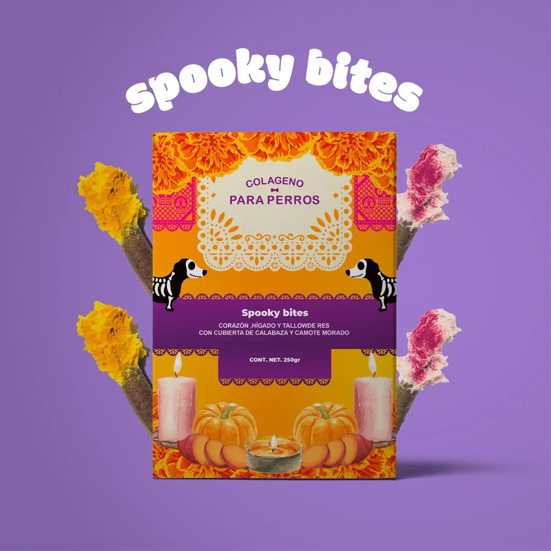 SPOOKYBITES - Premios con Colageno para Perros y Gatos