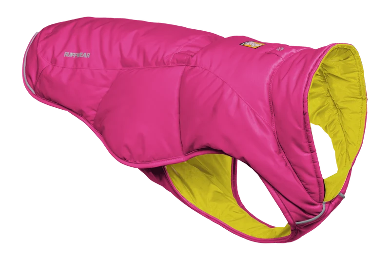 Chamarra para Perros Quinzee™ - Acolchada y Plegable - Rosa (Fireweed Pink) | Ruffwear® (Copy)