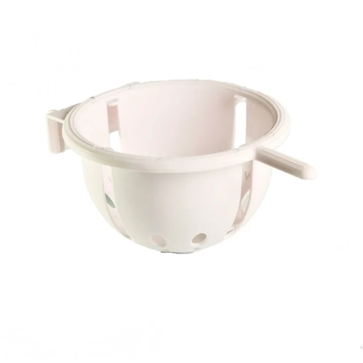 Nido grande con gancho extra 13x8 cm con percha - blanco