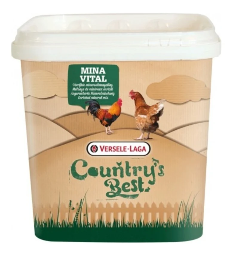 Country's Best MinaVital 4kg - Mezcla De Minerales, Vitaminas Y Grit - Aves De Corral