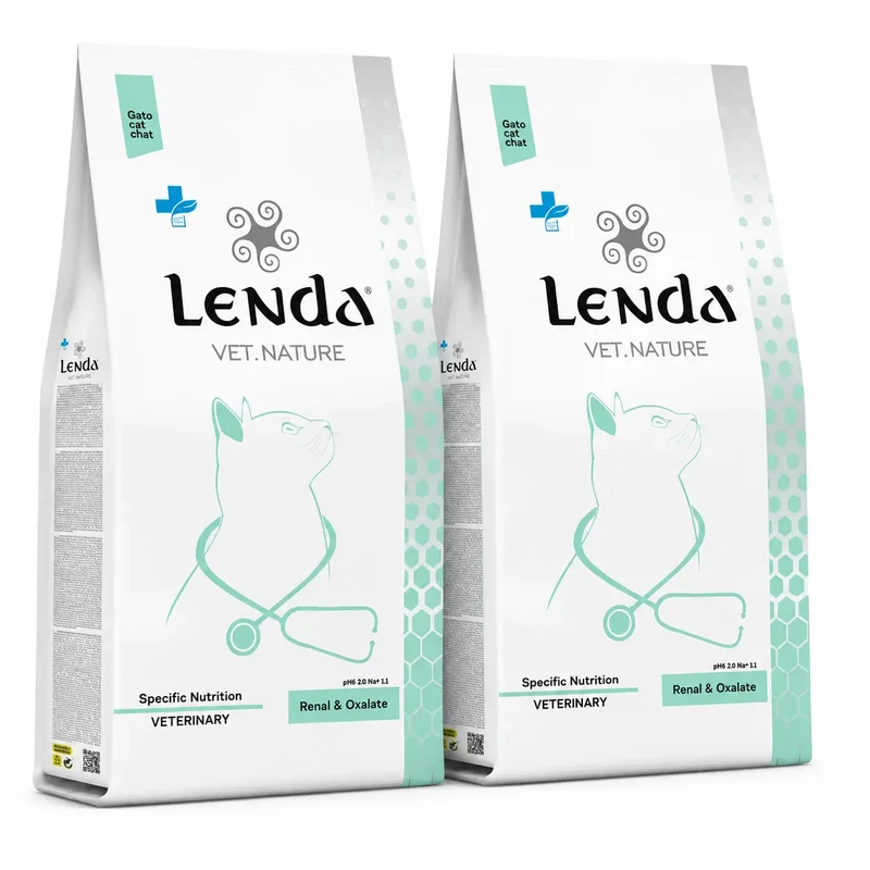 Lenda Vetnature Cat Renal & Oxalate , 2 X 2 kg