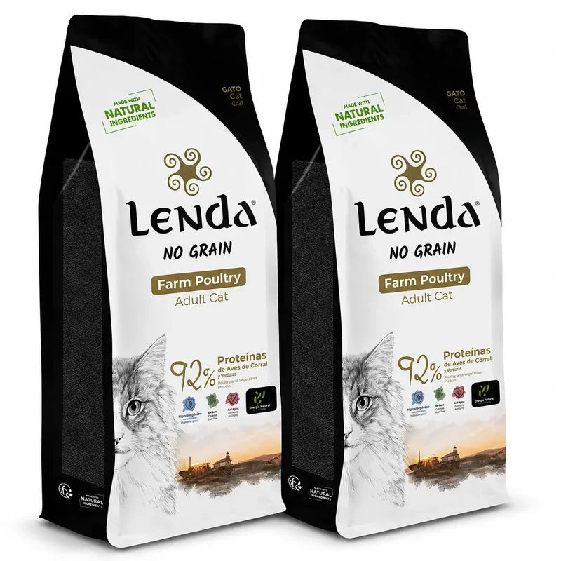 Lenda Gato Aves De Corral Grain Free, 2 X 2 kg