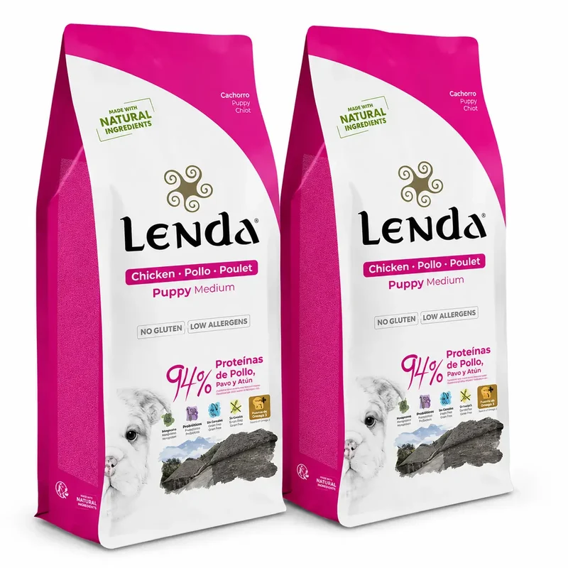 Lenda Perro Puppy, 2 X 2 kg