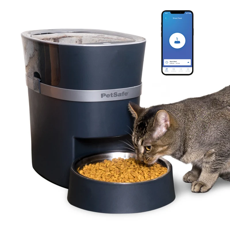 Smart Feed Alimentador Automático de 2nda Generación para Perros y Gatos - Alimenta Desde Tu Smartphone | PetSafe