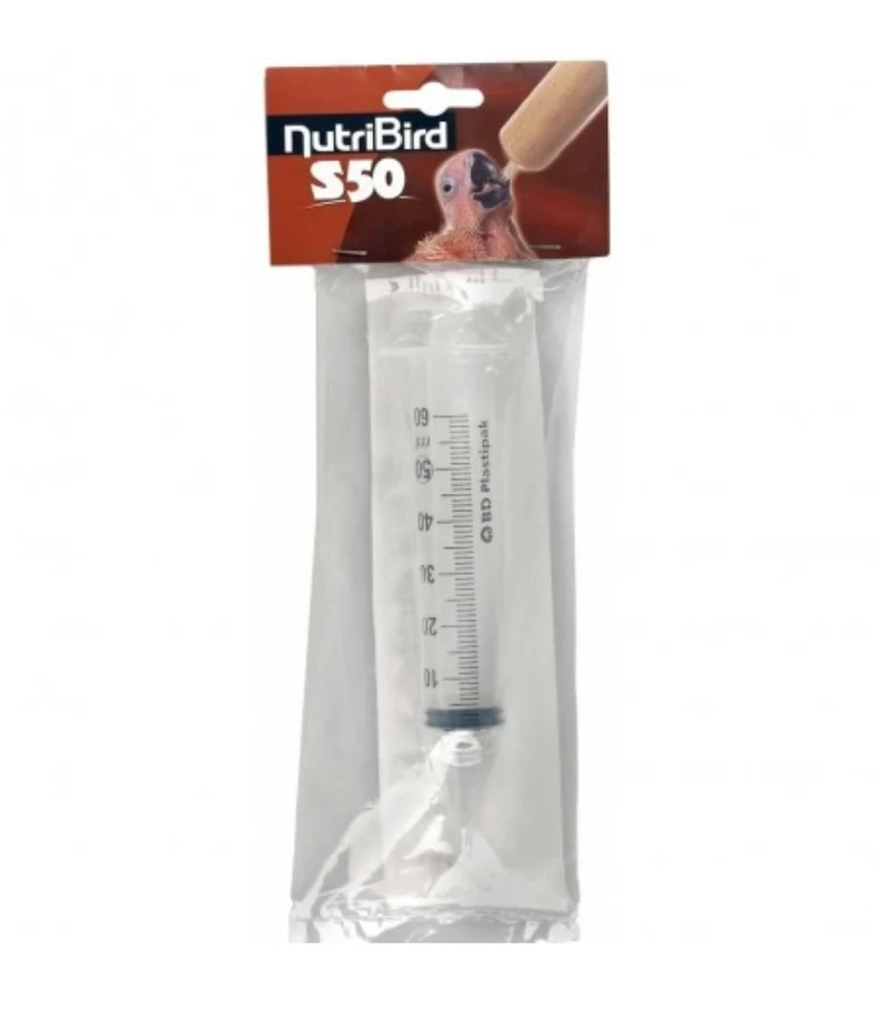 Nutribird S50 (1 ud) 50 ml Jeringas para Cría Manual