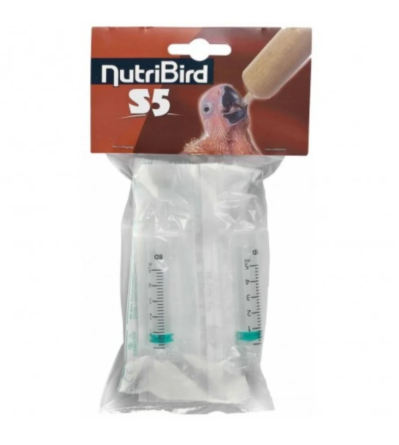 Nutribird S5 (6 ud) 5 ml Jeringas para Cría Manual