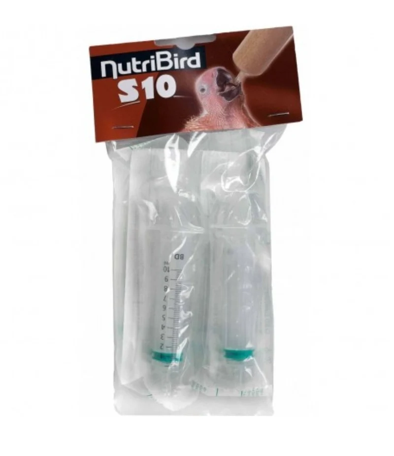 Nutribird S10 (4 uds) 10 ml Jeringas para Cría Manual