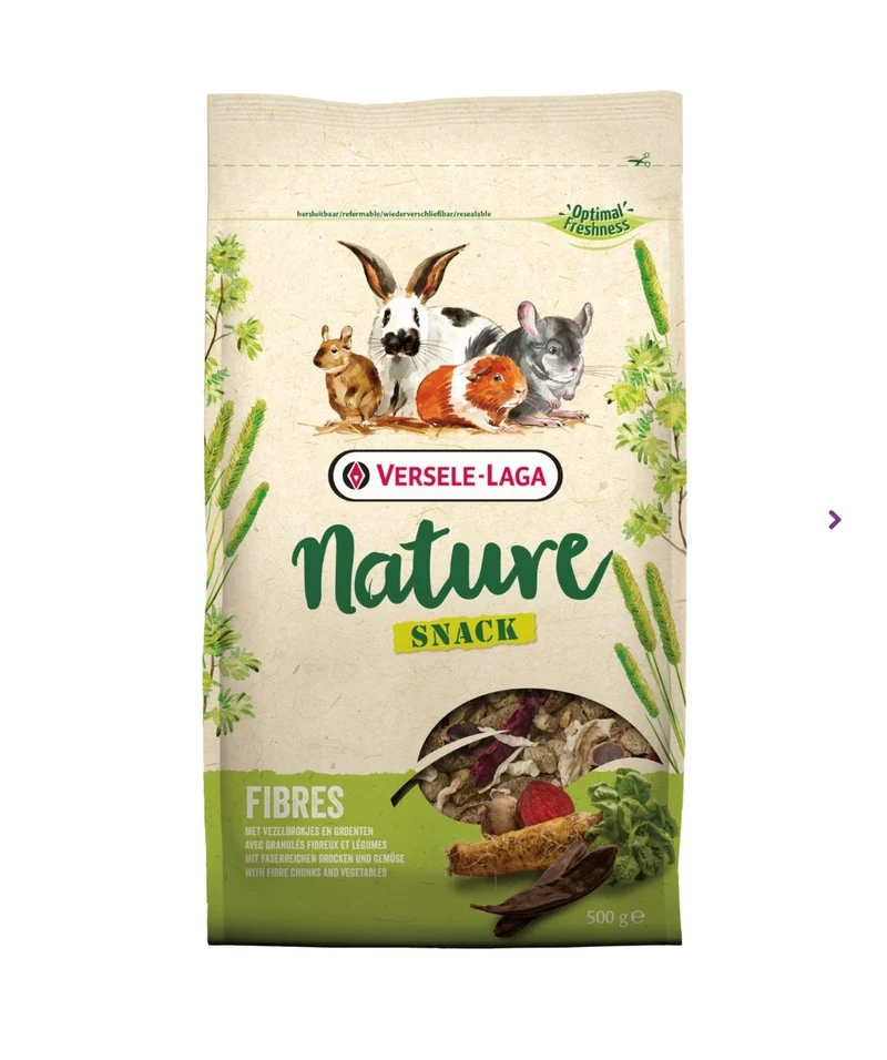 Nature Snack Fibers - Snack para roedores - 500 gramos - Versele Laga