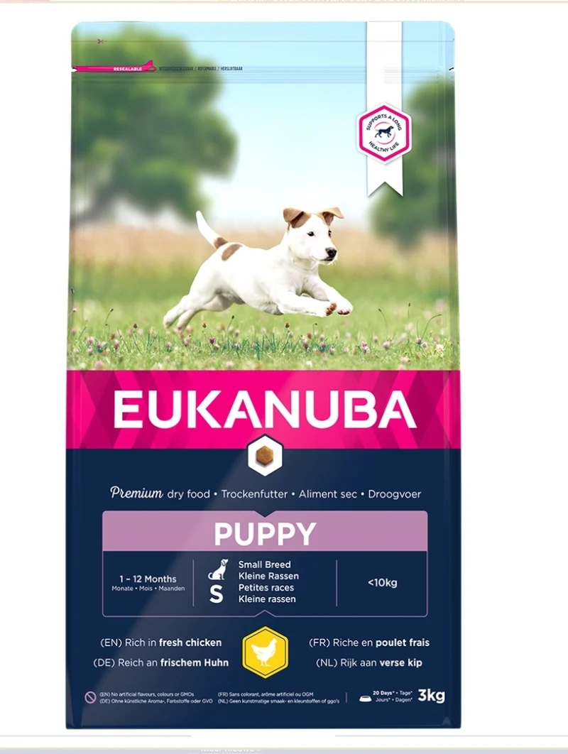 Euk perro cachorro en crecimiento pequeño ancho 3kg