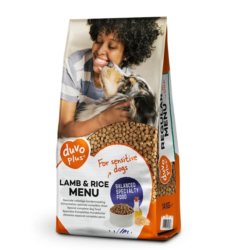 Menu perro cordero y arroz 14kg