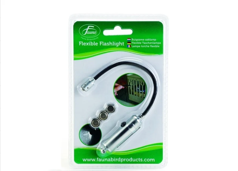 Lámpara de chimenea flexible Fauna + pilas