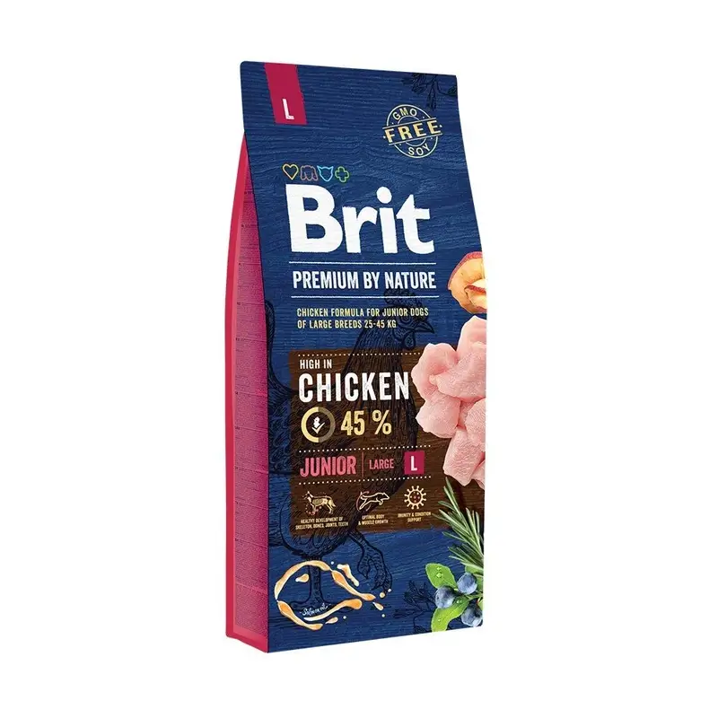 Brit Premium Dog Nature- Junior L 15Kg