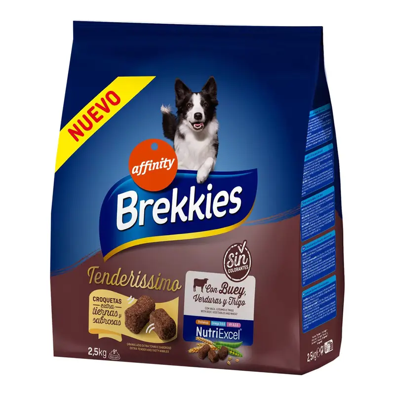 Brekkies Ração Bed Tenderissimo Todos os tamanhos, 2,5 kg