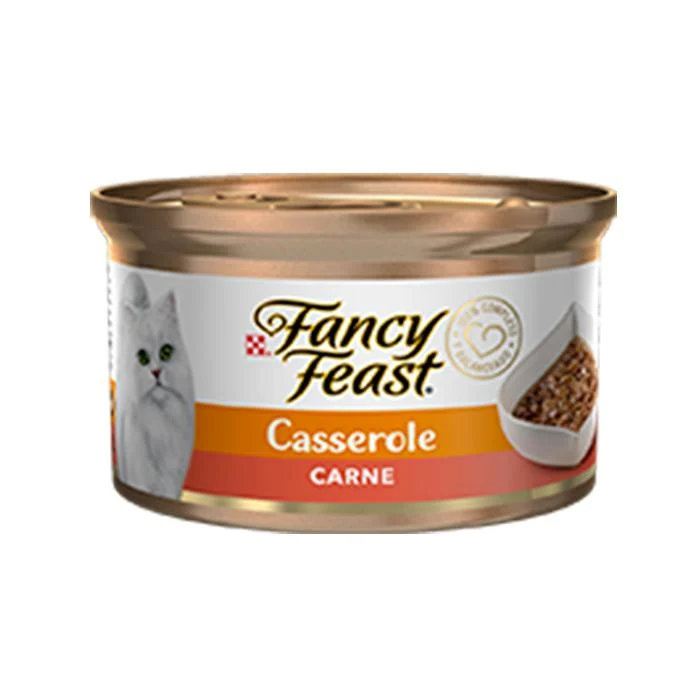 Fancy Feast Lata Casserole Carne x 85 Gr