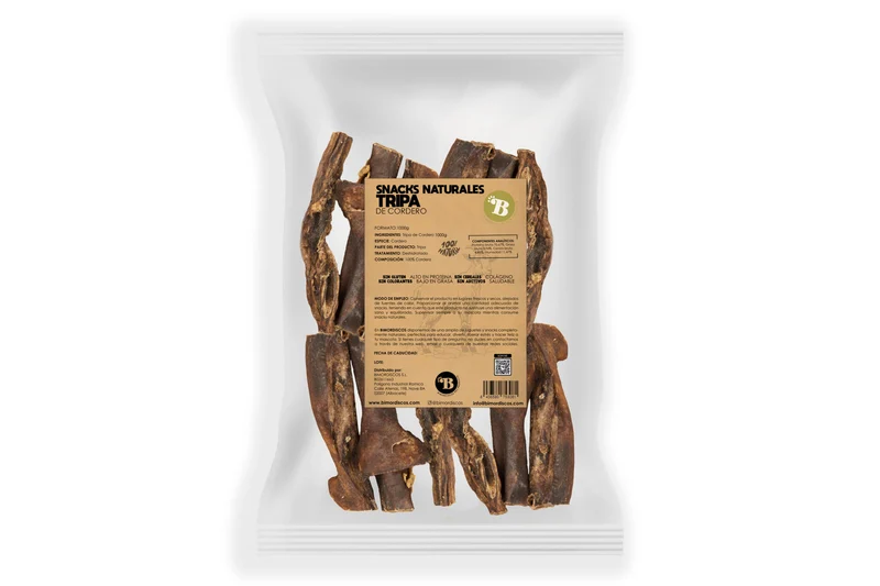 Bimordiscos Tripas De Cordero Para Perros Y Gatos - 1kg 1 Kg