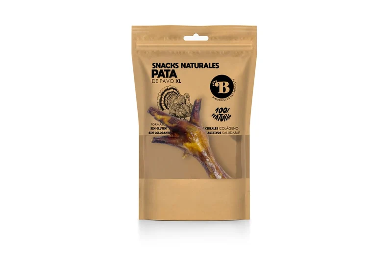 Bimordiscos Pata Xl De Pavo Para Perros.