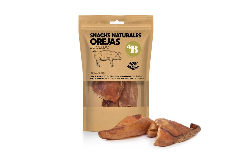 Bimordiscos Orejas De Cerdo Para Perros · 100g