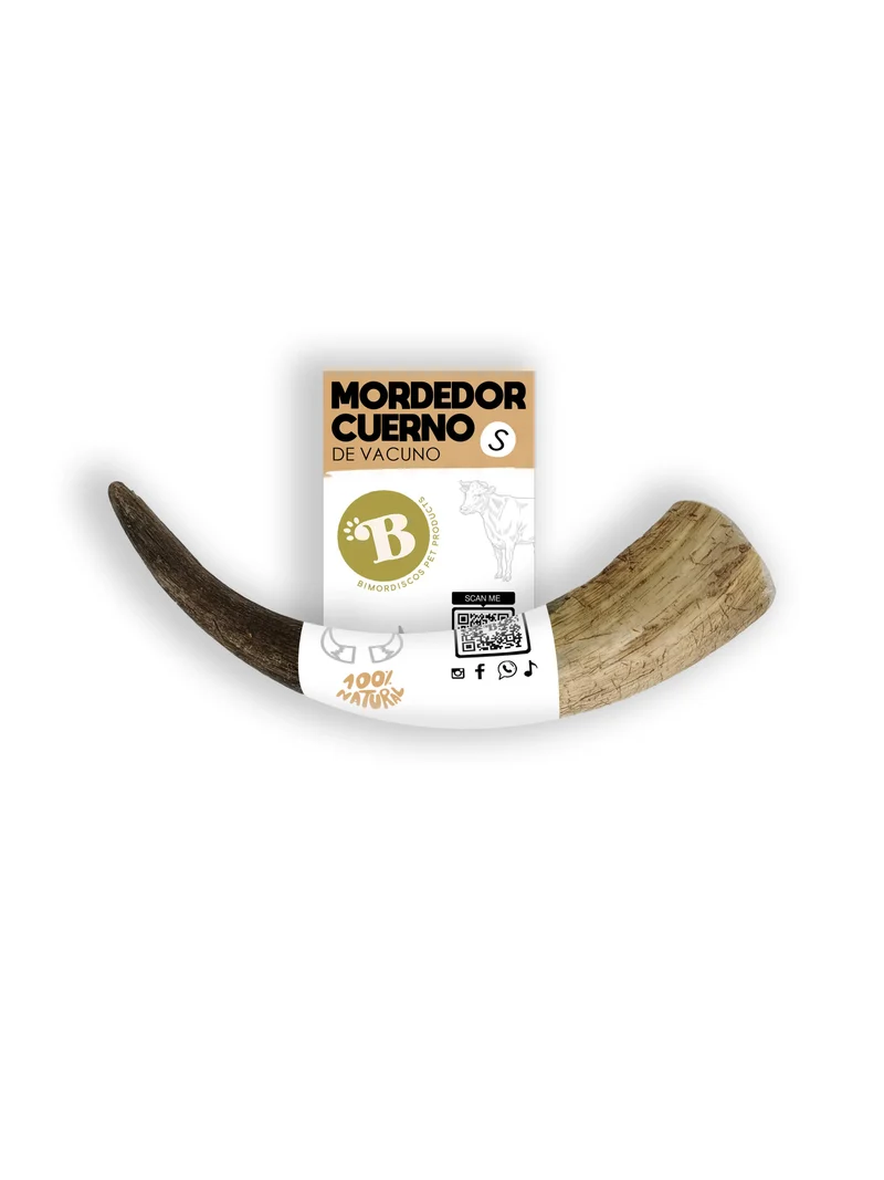 Bimordiscos Cuerno De Vaca / Toro Para Perros. S