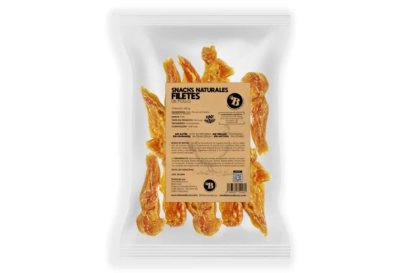 Bimordiscos Filetes De Pollo Para Perros Y Gatos - 1kg 1 Kg