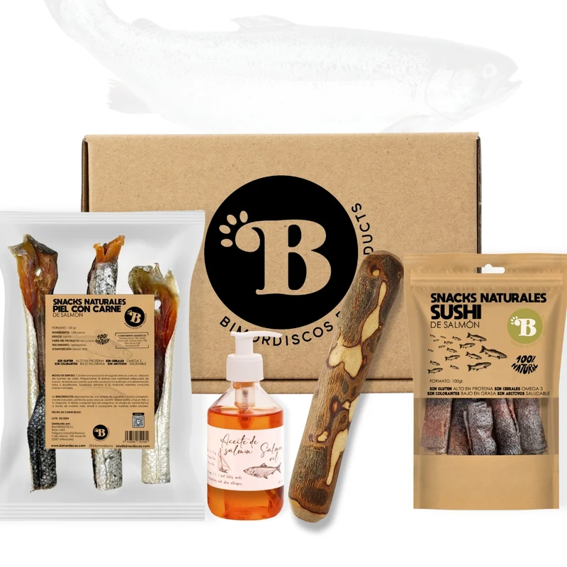 Bimordiscos Box Salmon Lovers Salmón Para Perros