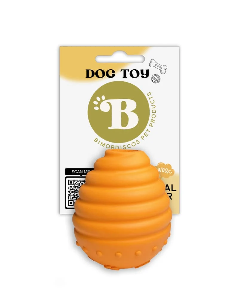 Bimordiscos Juguete Dispensador De Golosinas Para Perros Mystery Egg.