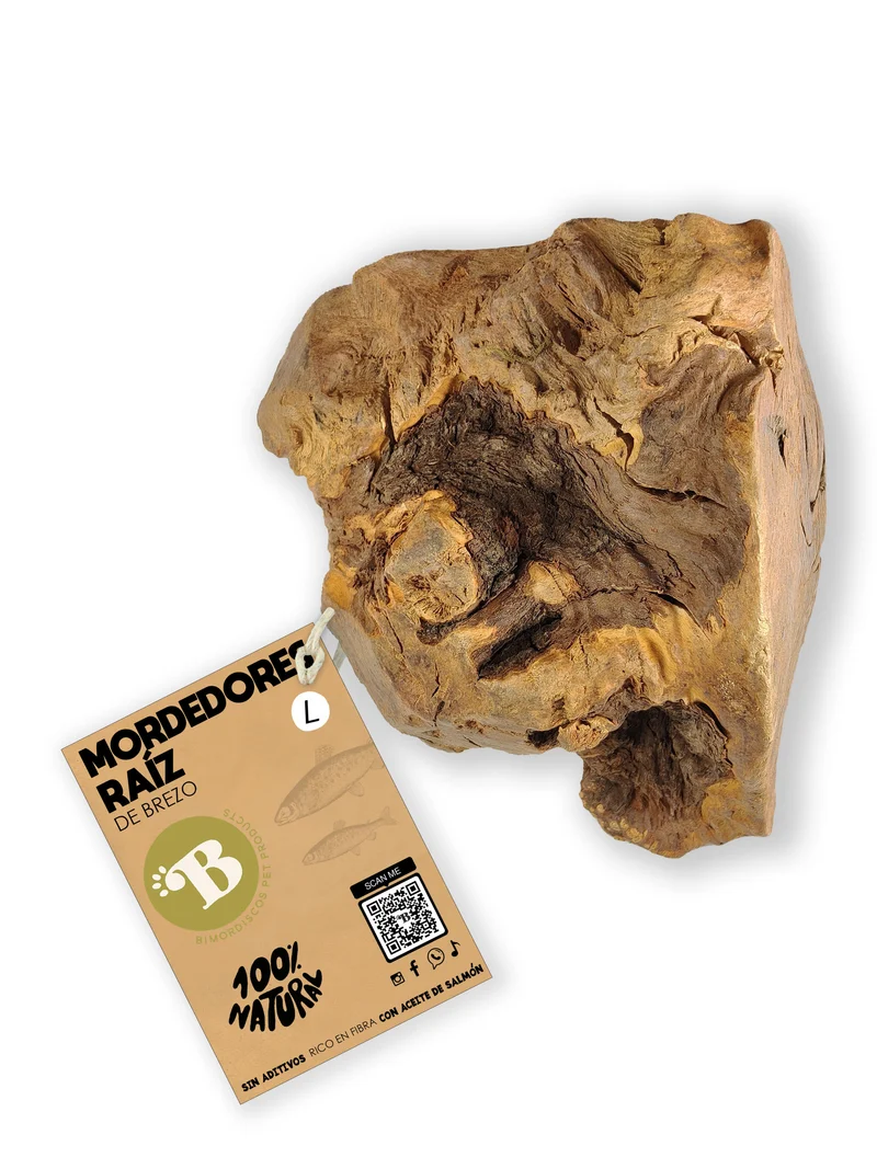 Bimordiscos Raíz De Brezo Para Perros Con Aceite De Salmón Pack. 2 X L