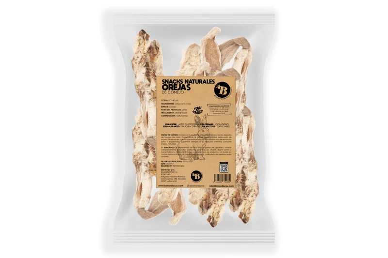 Bimordiscos Orejas De Conejo Para Perros Y Gatos (40 Uds.)