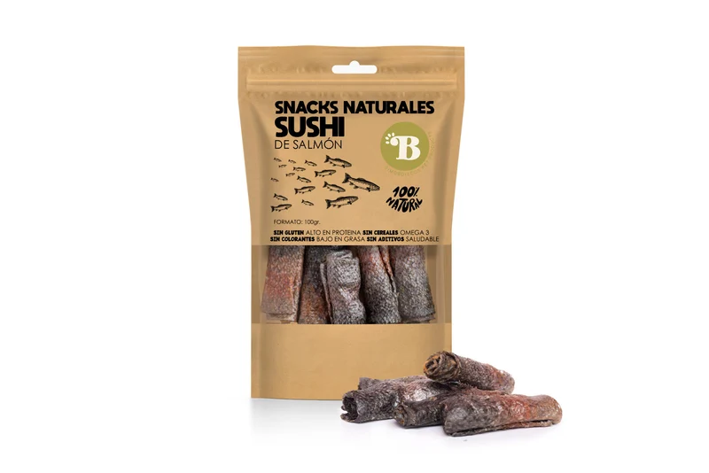 Bimordiscos Piel De Salmón Para Perros Y Gatos · 100g