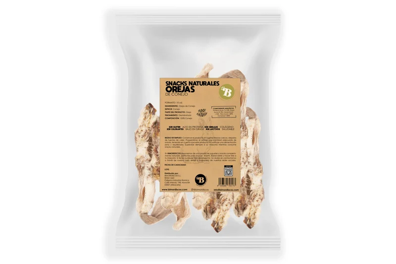 Bimordiscos Orejas De Conejo Para Perros Y Gatos · 10 Uds.