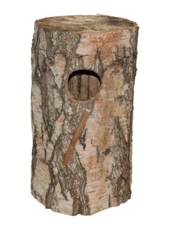 Tronco de madera para periquitos omnicolores grandes (30 x 50 cm)