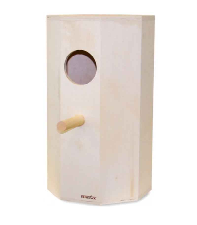 Bloque Nido Ovalado Grandes Periquitos 60x34x30