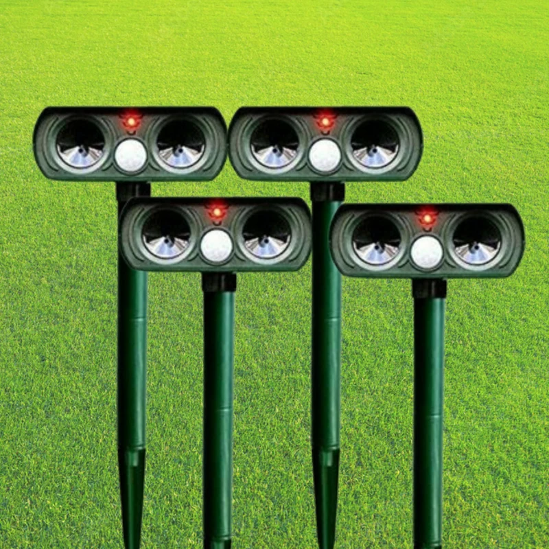 Advanced outdoor solar animal motion repeller