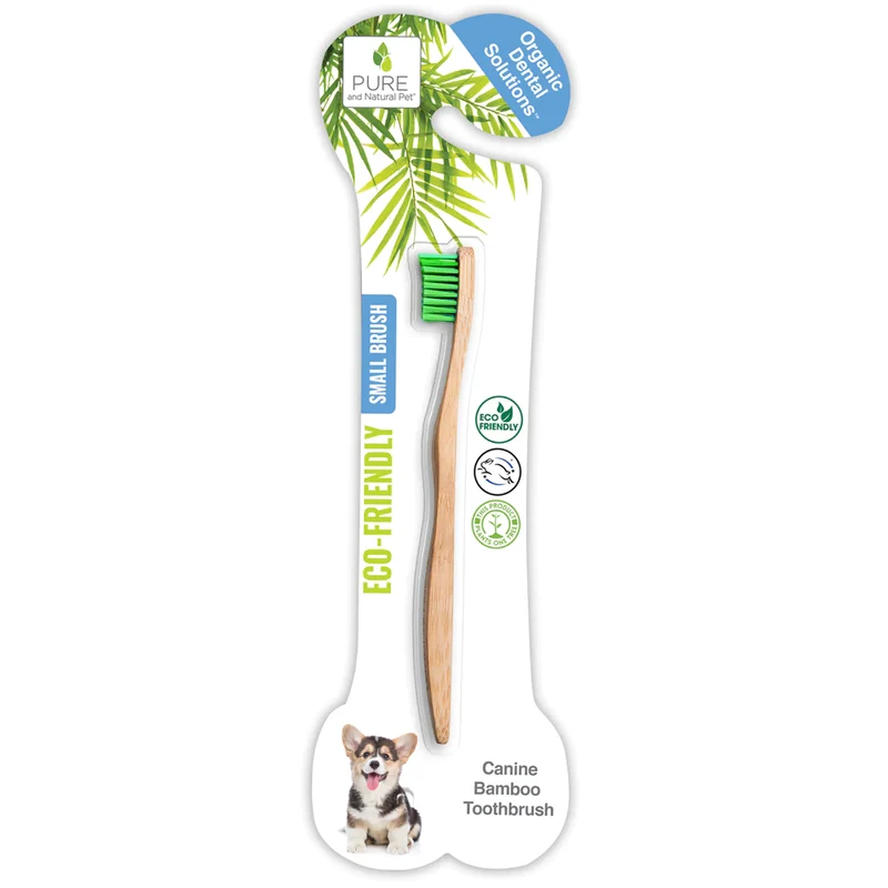 Cepillo Dental de Bambú Orgánico para Perros - Ecológico y Biodegradable | Pure and Natural Pet