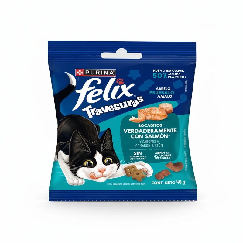 Felix Travesuras Bocaditos para Gatos Adultos 15 x 40 g