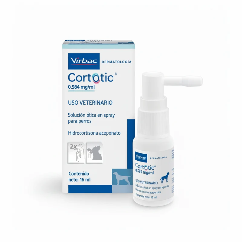 Cortotic 16 ml - Tratamiento para Otitis Externa Aguda en Perros