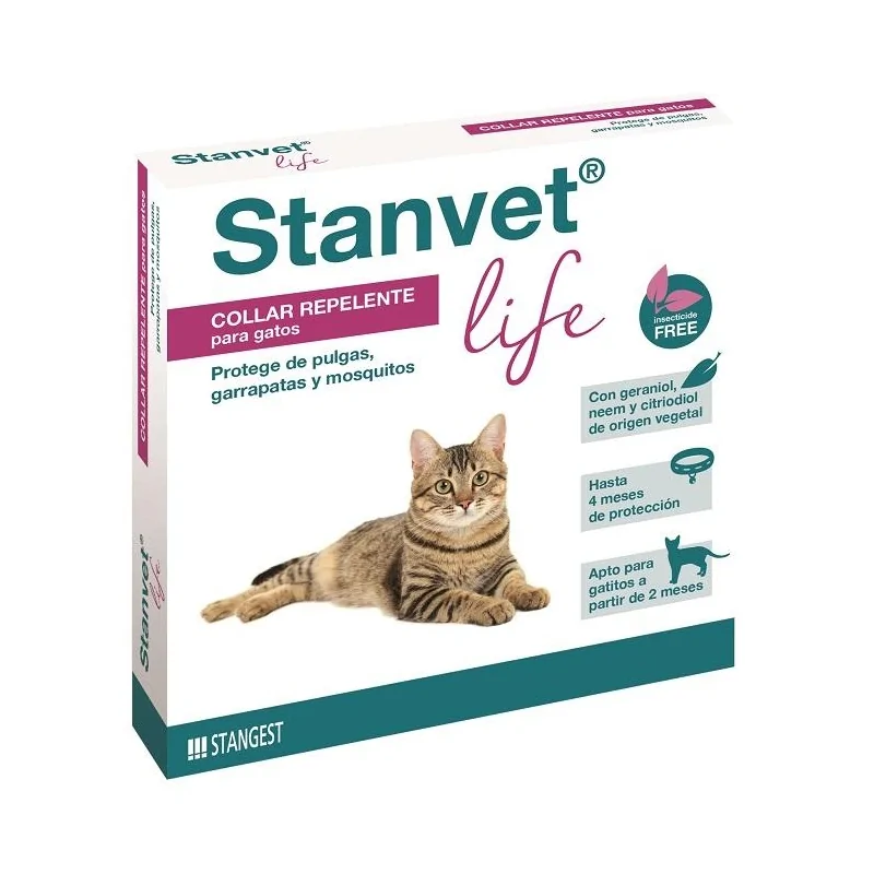 Collar Repelente Stanvet Life Gato