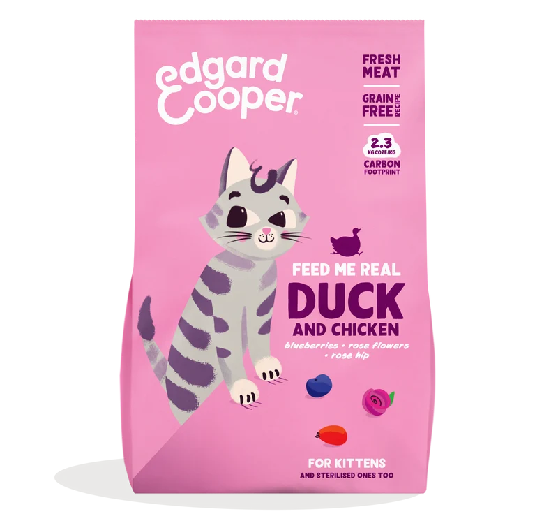 Edgard & Cooper | Pienso de Pato y Pollo para Gatitos