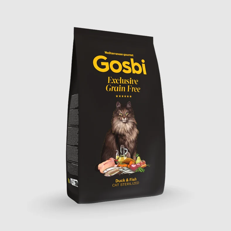 Gosbi Exclusive Cat Esterilizado Pato con Pescado