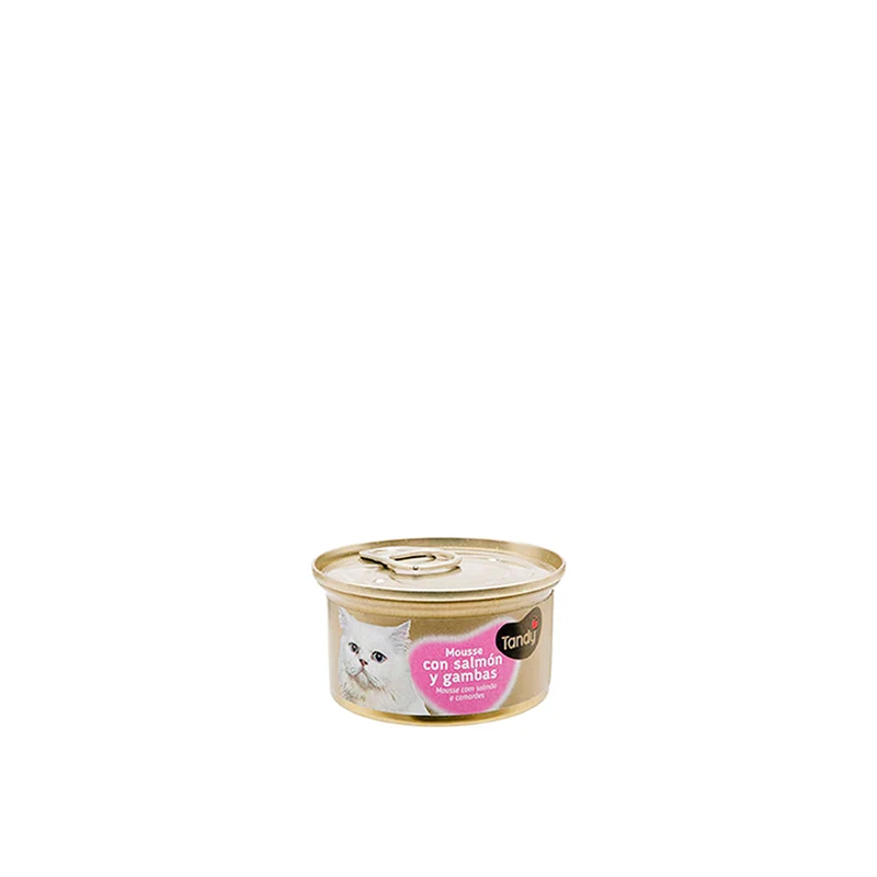 Tandy Alimento para Gato Salmão/Camarão Lata 85 gr
