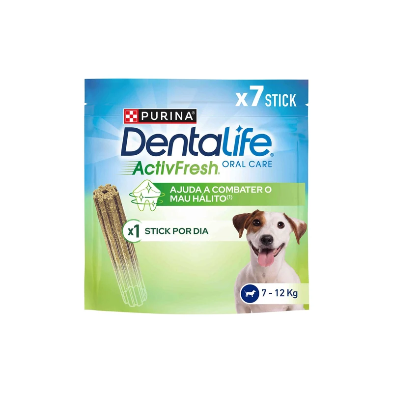 Snack Dentário Purina Dentalife ActivFresh Mini para Cão 115 g