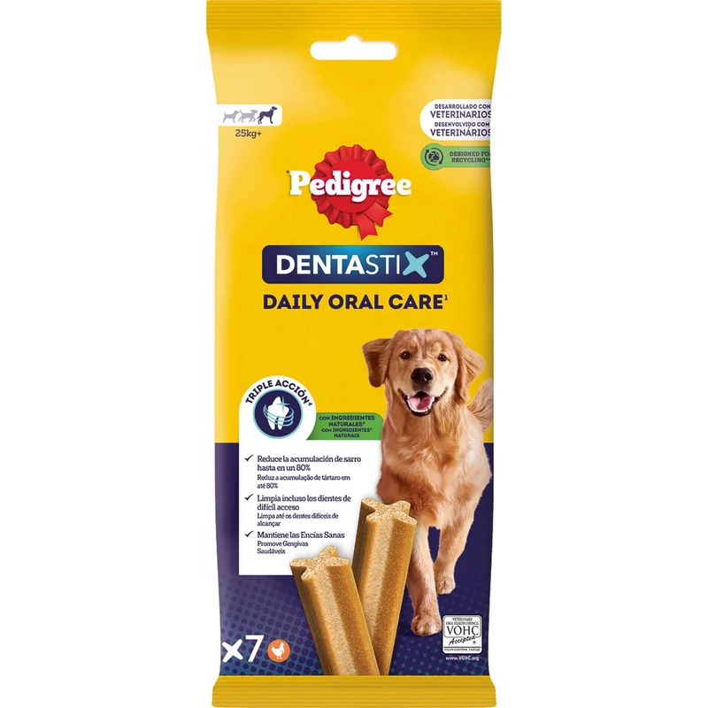 Snack para Cão Adulto de Porte Grande Pedigree Dentastix 270 gr
