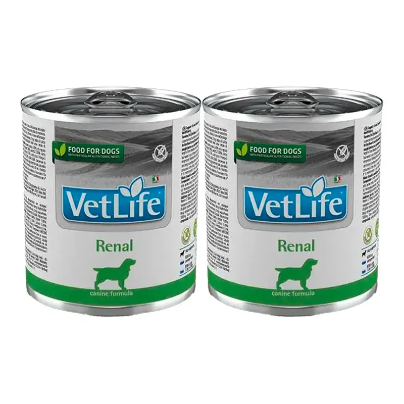 Farmina Vet Life Dog Renal, Embalagem 2 x Caixa 6X300Gr