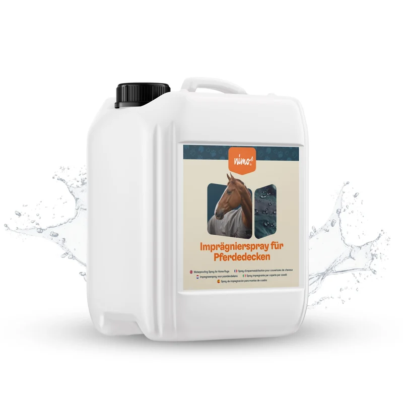 Spray Impermeabilizante Para Mantas De Caballo - Nimo - 5 L