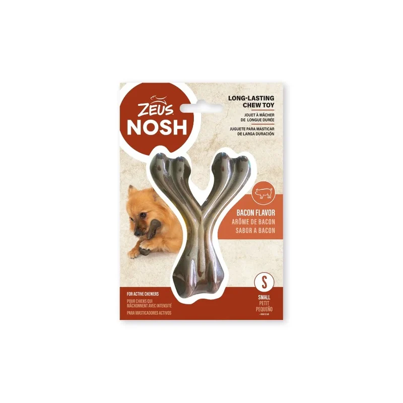 Nosh mordedor de Nylon Strong Hueso sabor a Bacon S 11cm