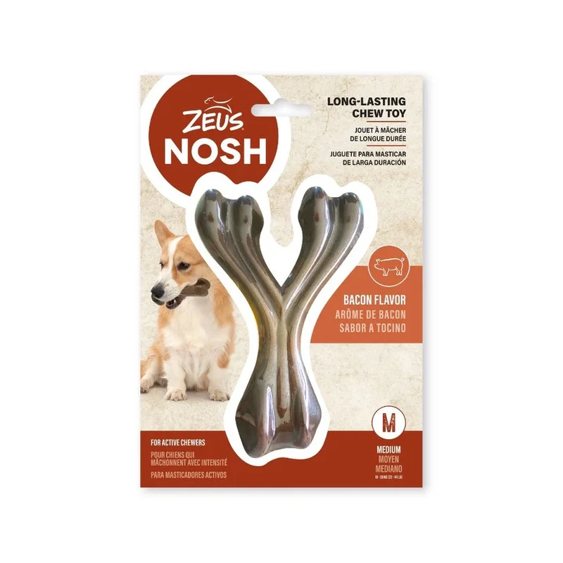 Nosh mordedor de Nylon Strong Hueso sabor Bacon M 15cm