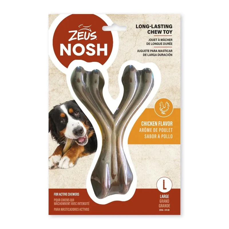 Nosh mordedor de Nylon Strong Hueso sabor Pollo Zeus L 18cm